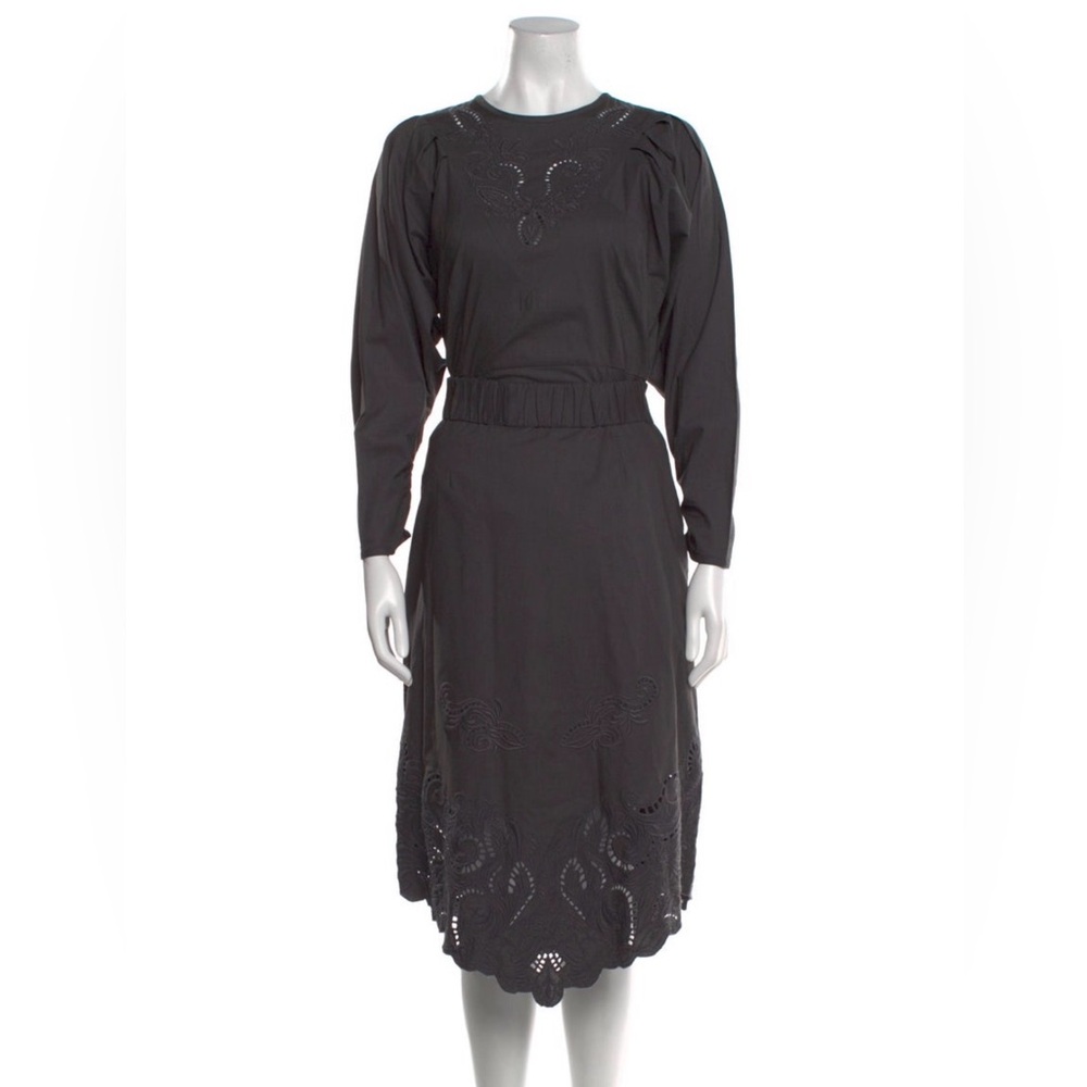 Chic Long Sleeve Black Dress